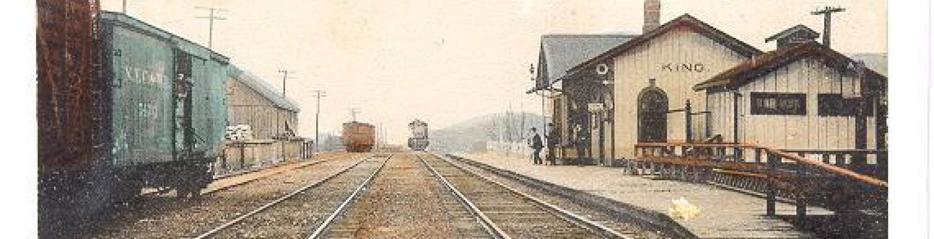 old picture of the King Railway Station