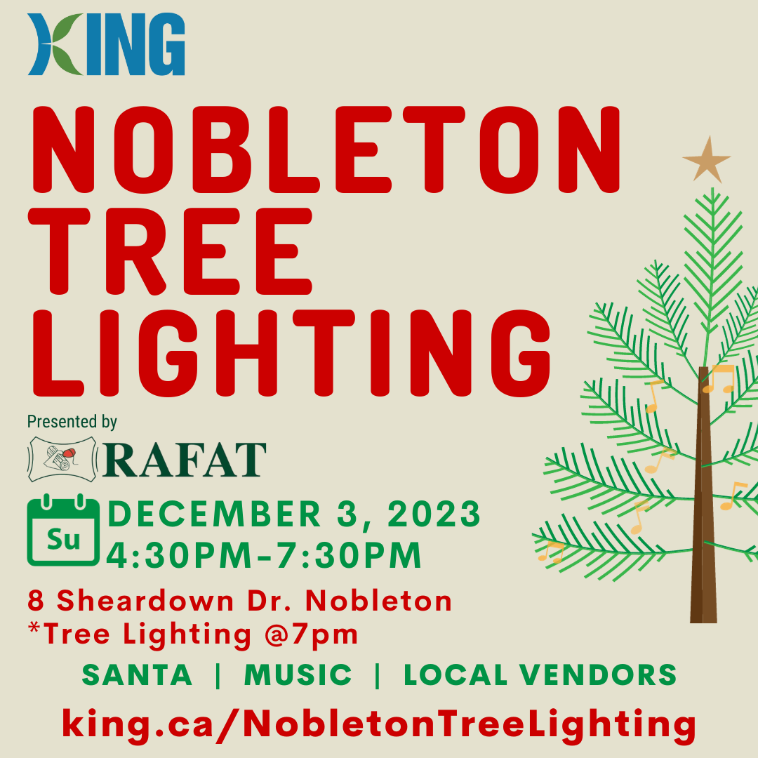 Nobleton Tree Lighting Invite 