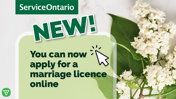 ServiceOntario online marriage licencing