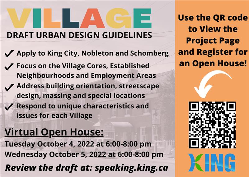 Urban Design Guideline review open houses