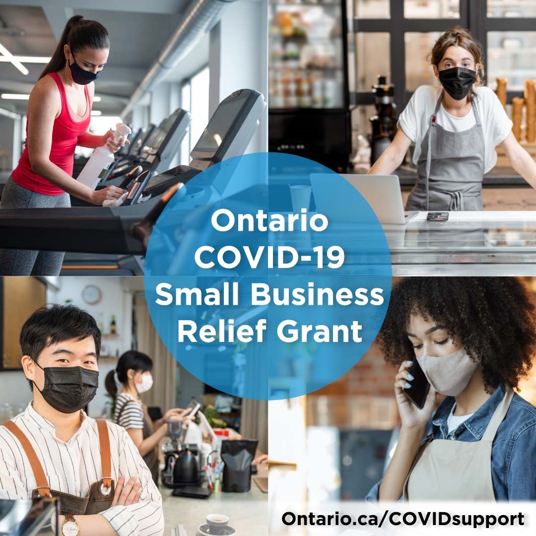 promo image about financial assistance for ontario businesses