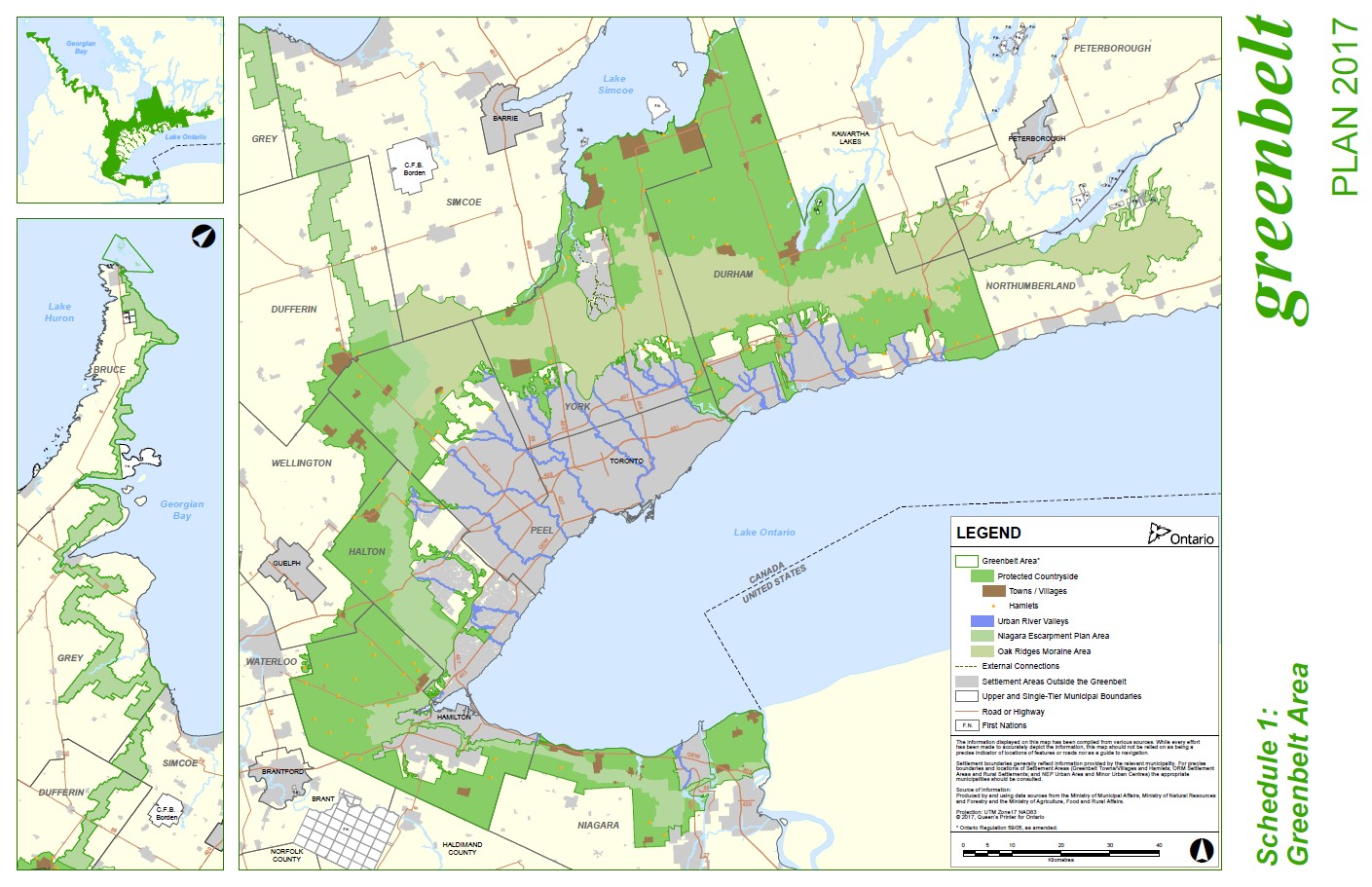 Green Belt Plan Map