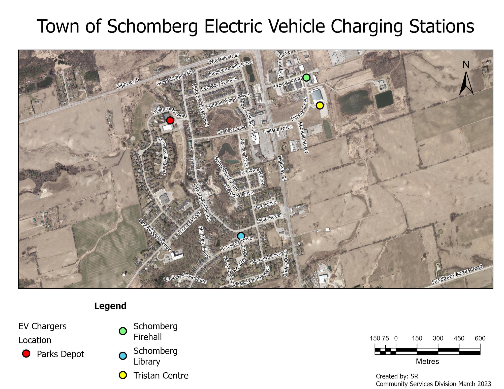 Schomberg EV charging station