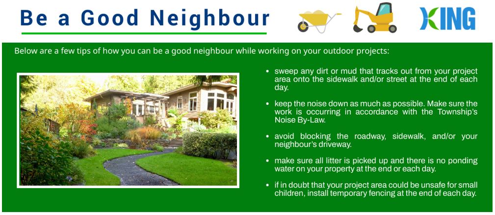 Be a good neighbour tips