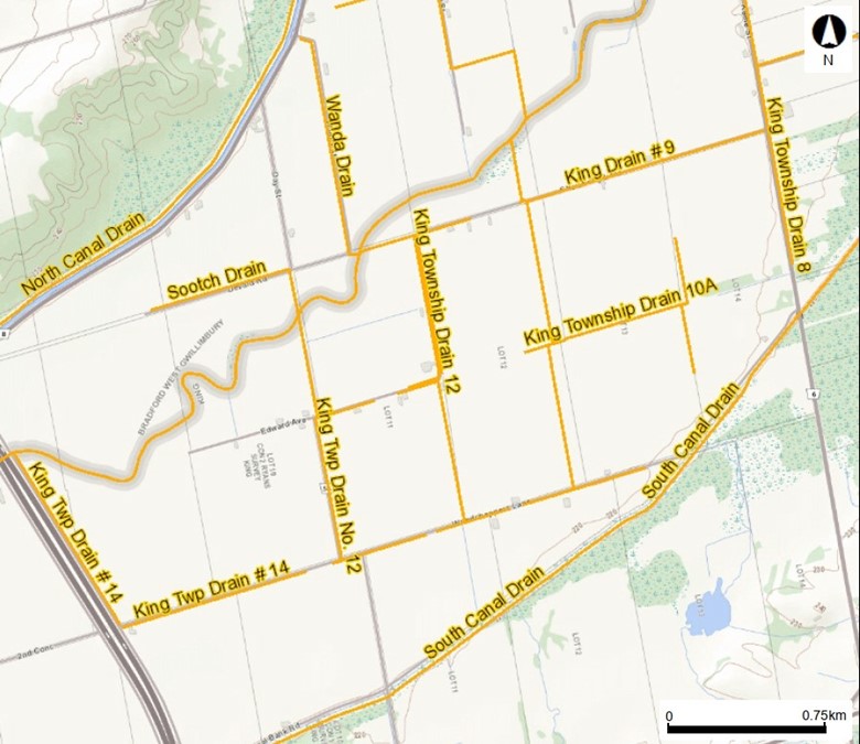 Drain(s) Maintenance Location Map