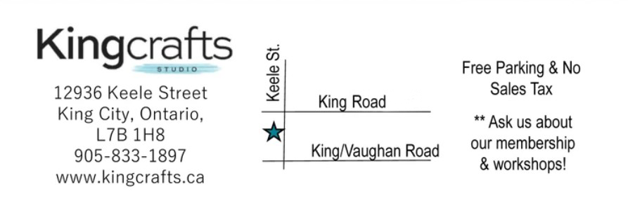 directions to kingcrafts studio at 12936 Keele Street
