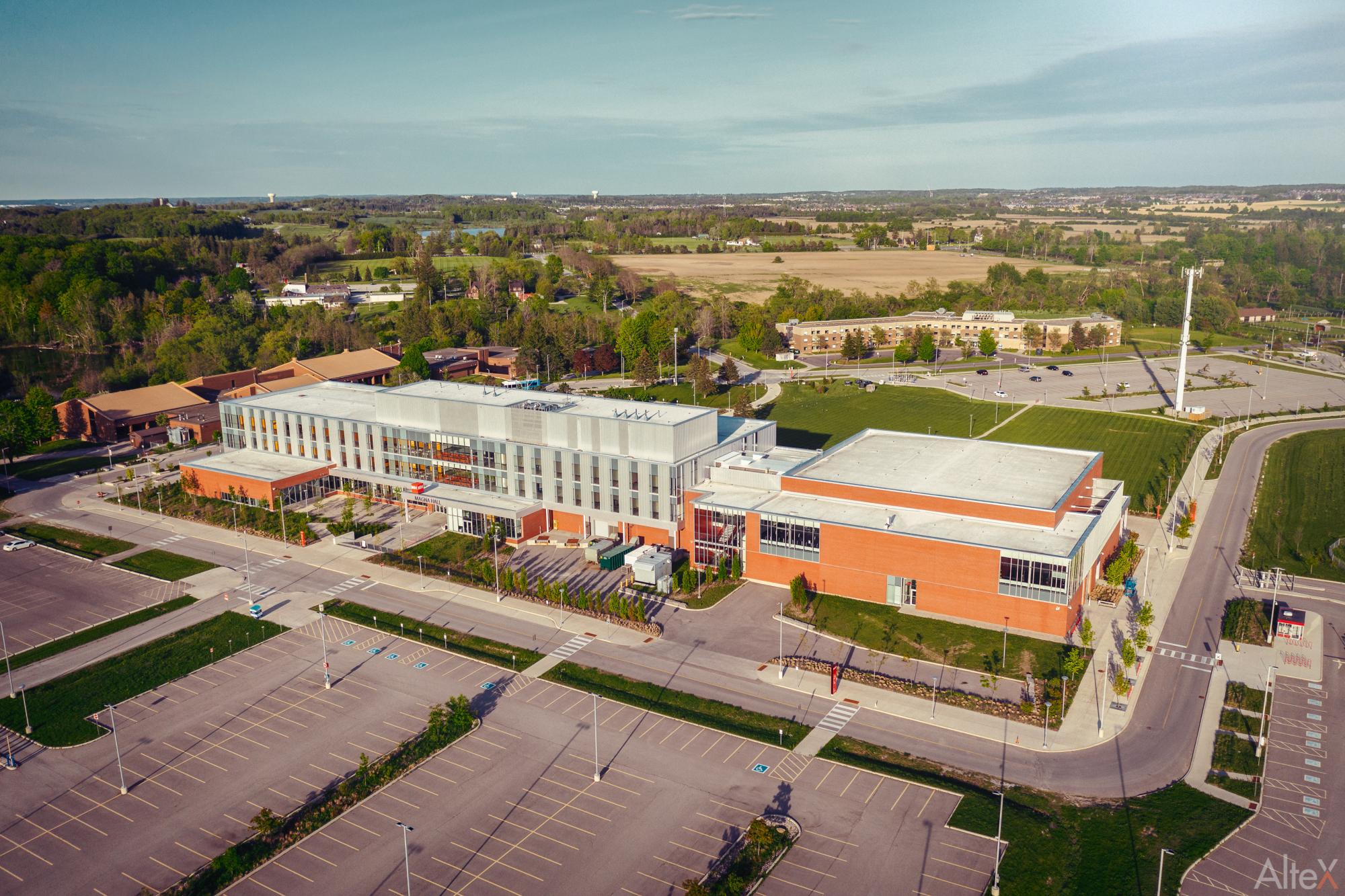 Drone photo of Seneca - King City campus