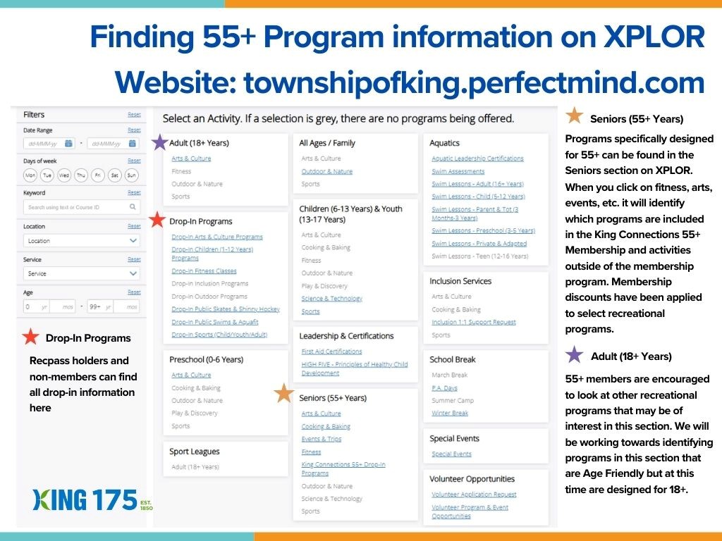 Instructions on how to Navigate Xplor