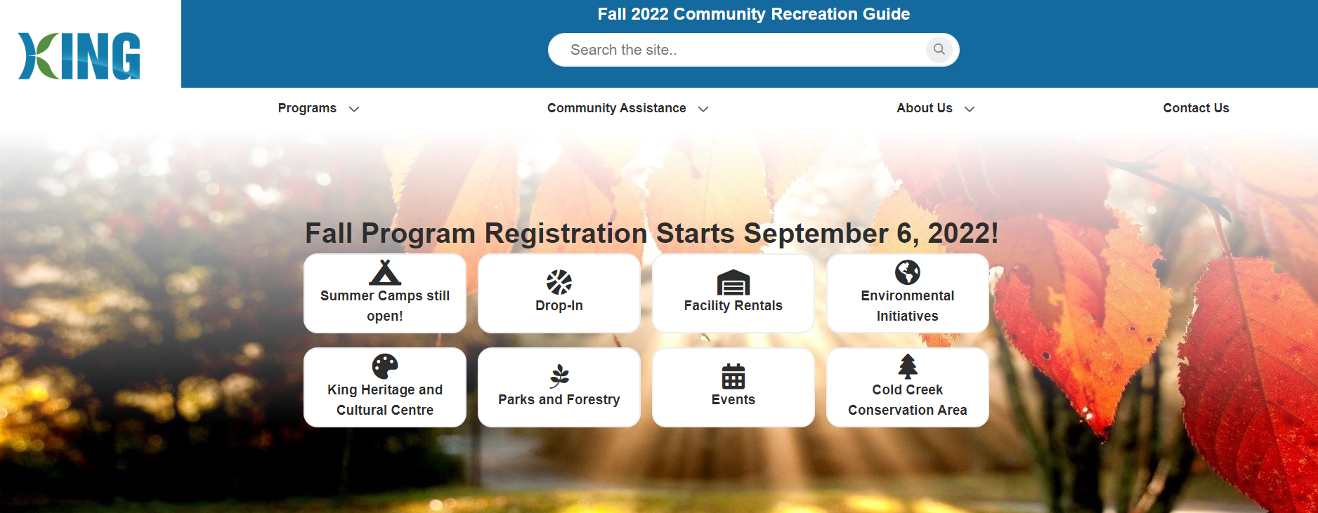 fall 2022 community recreation guide