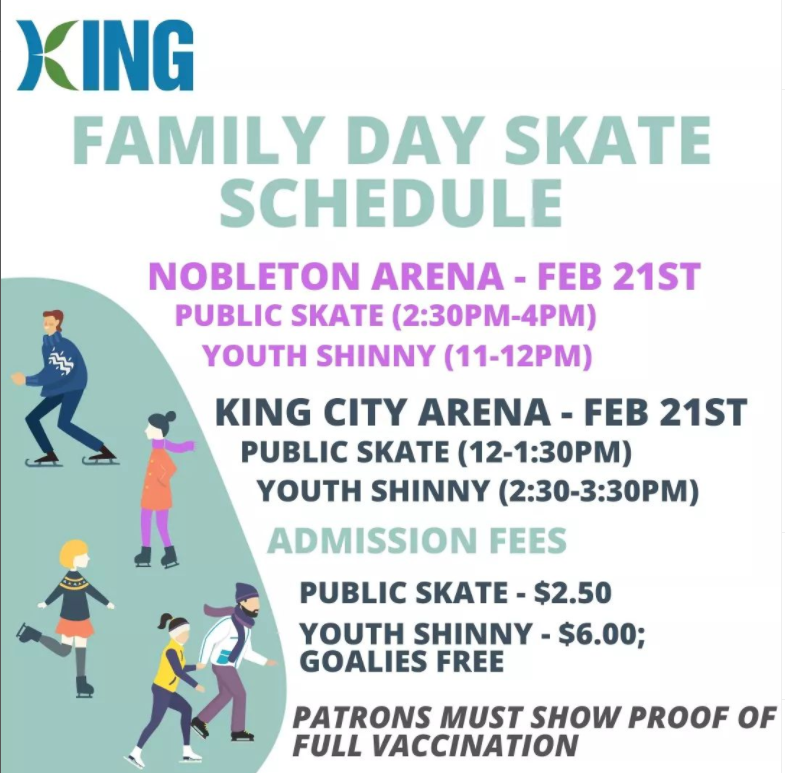 Outdoor skate schedule