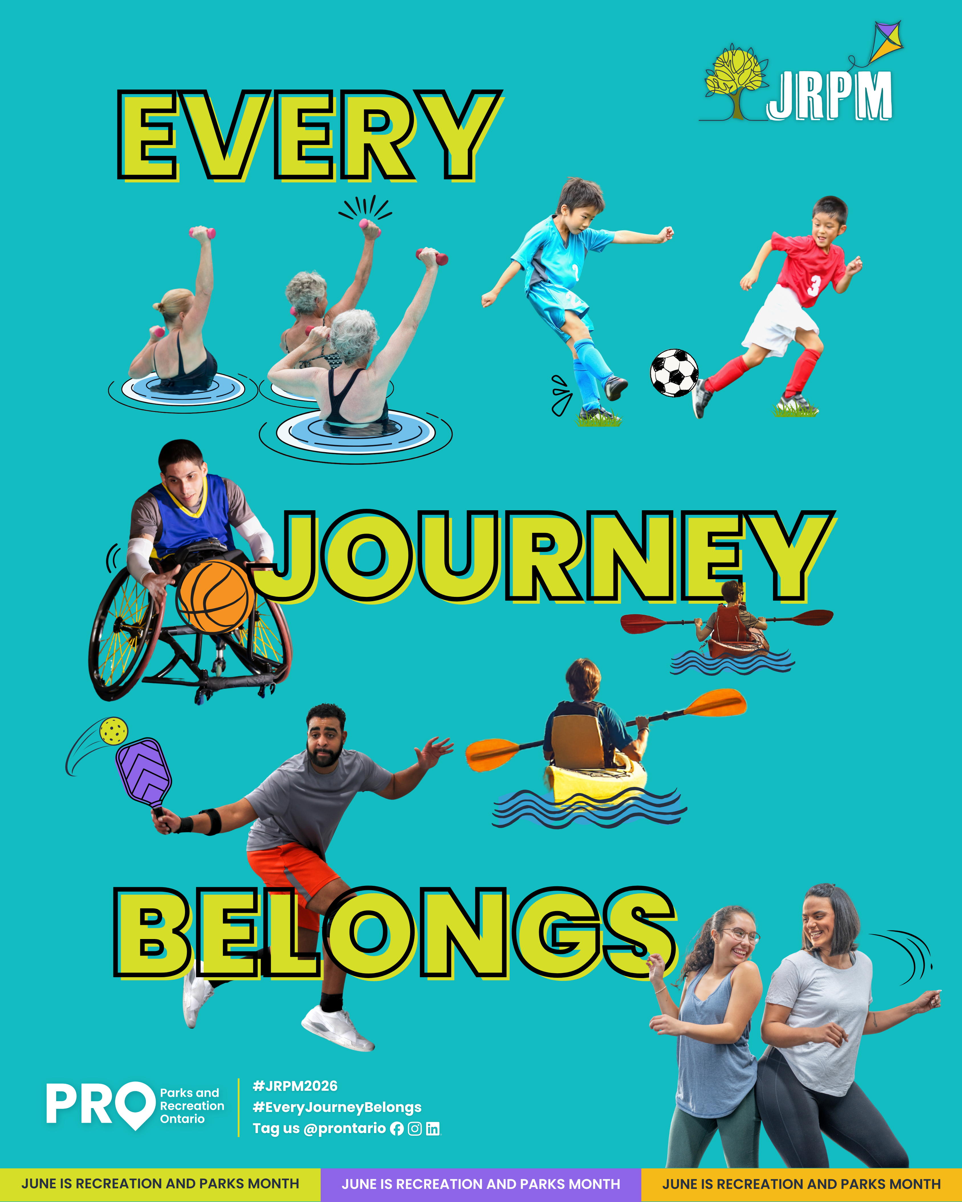 June is Recreation and Parks Month: Every Journey Belongs