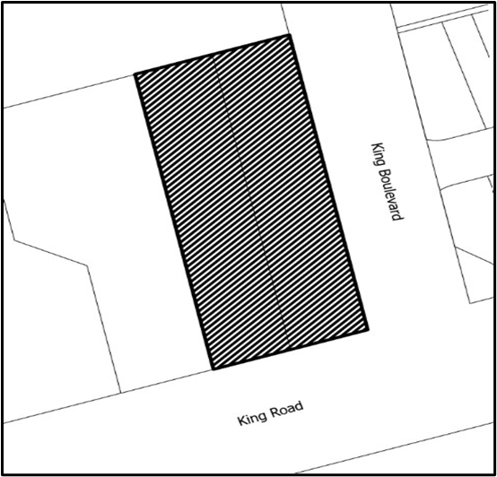 Location Map 2018-2022 King Road