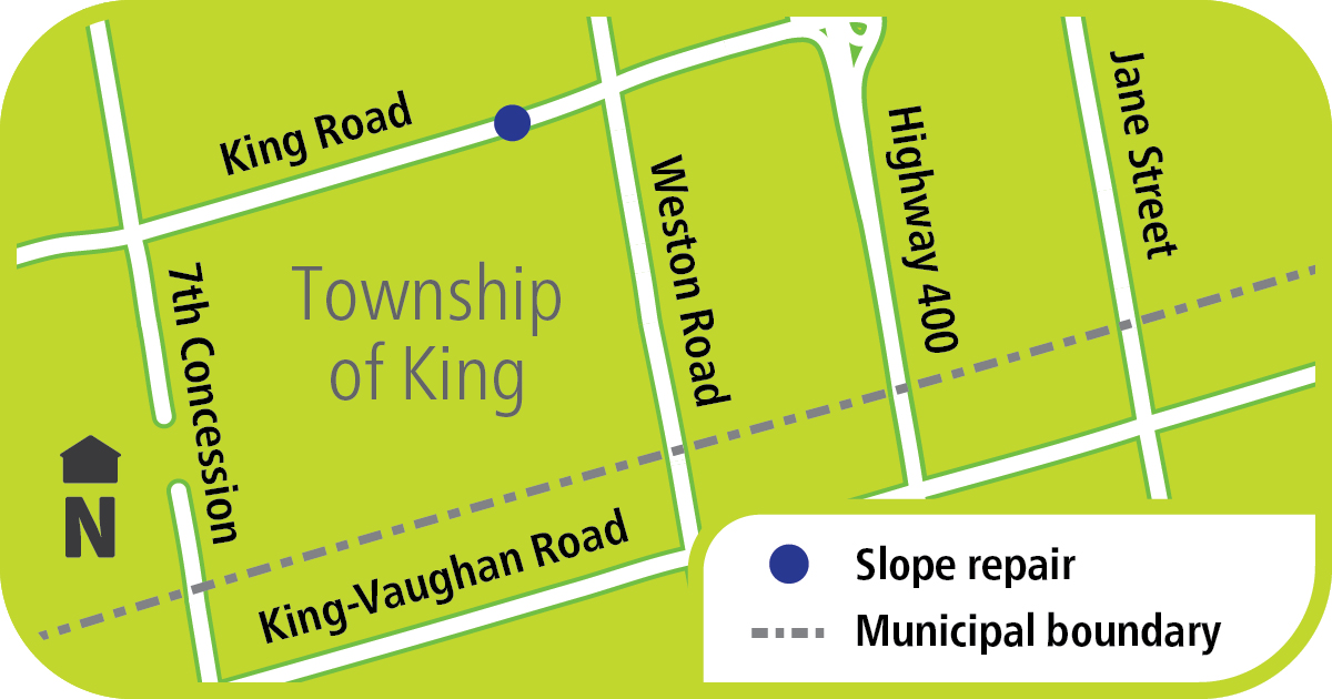 King Road construction