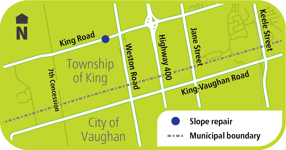 King Road construction