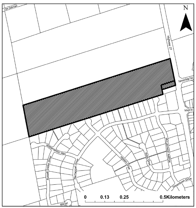 Location Map: 13450 and 13500 Highway 27, Nobleton