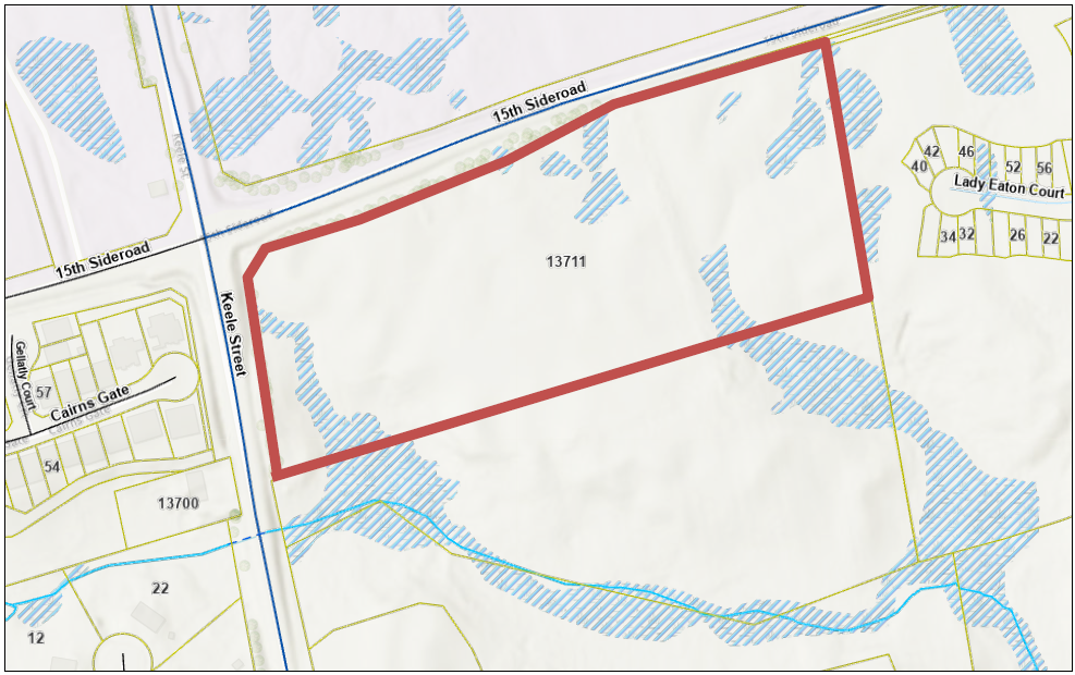 Location Map - 13711 Keele St