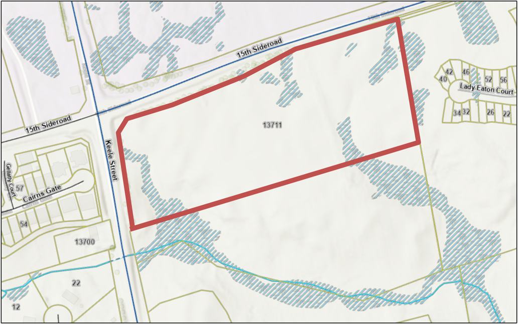 Location Map - 13711 Keele Street