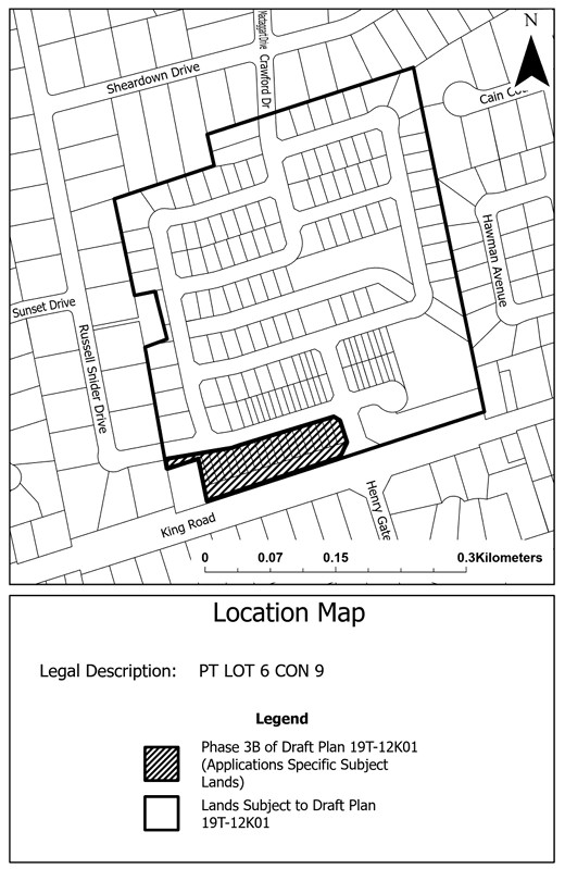 Location Map Re: PIN 03353-0310. Part of Lot 6, Concession 9, Nobleton, ON