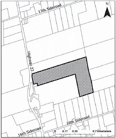 Location Map for 14855 Hwy 27, Schomberg