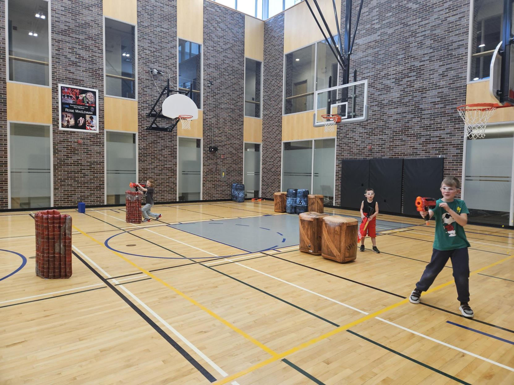 Nerf challenge in gym