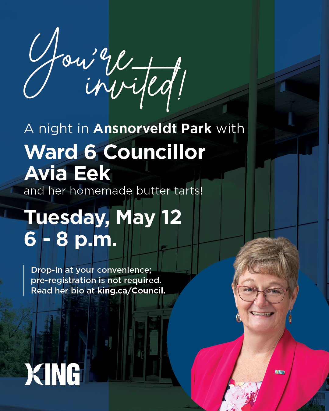 You're invited to a night at Ansnorveldt Park with Councillor Avia Eek