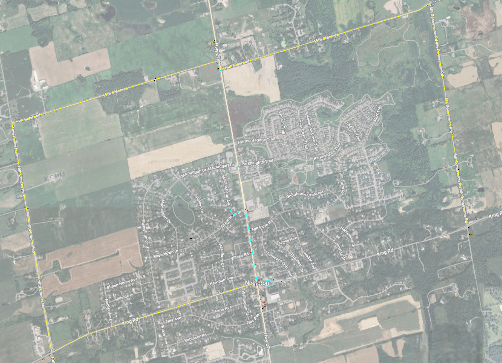 Nobleton Victoria Day Parade - Alternate Route for Large Vehicles
