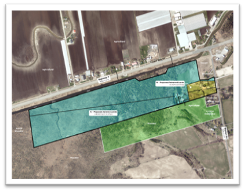 Location Map for 4129 Highway 9 and 17380 - 17400 Weston Road