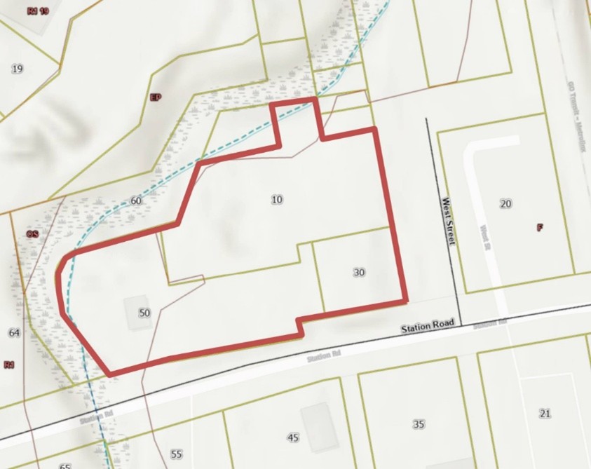 Location Map 30 - 50 Station Road and 10 West Street, King City, ON