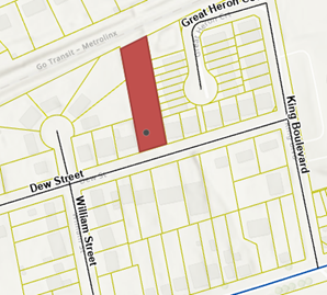 Location Map 204 Dew Street, King City, Ontario