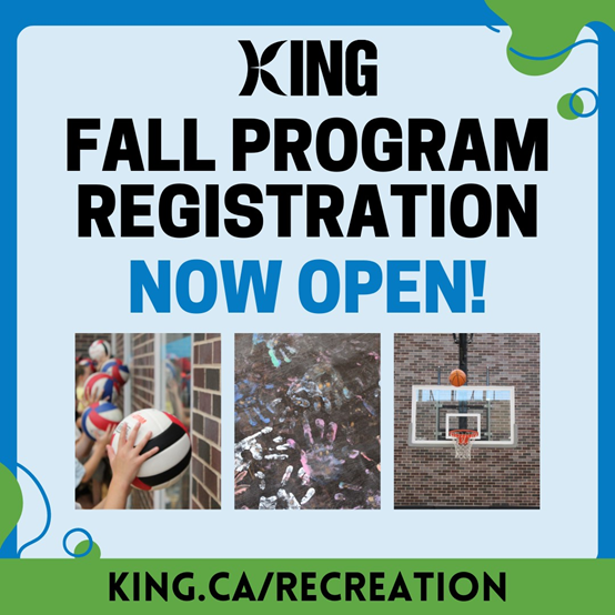 King's Program Registration is now open.