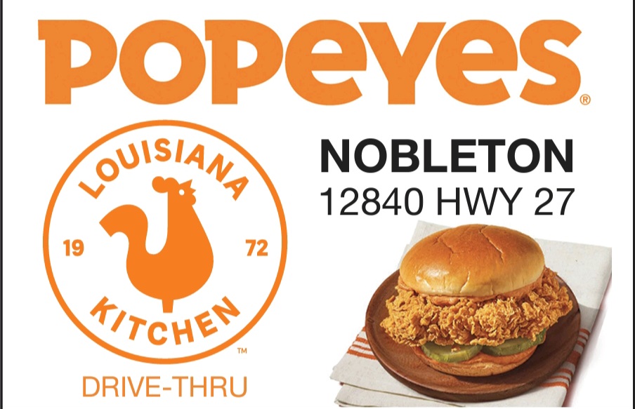 Popeyes Louisiana Kitchen Nobleton 12840 Highway 27 Drive Through