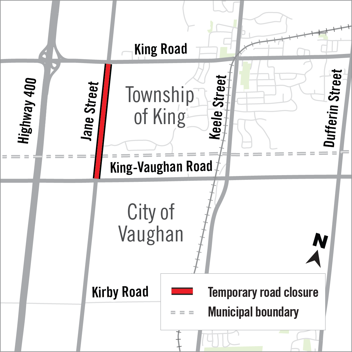 Jane Street Road Closure