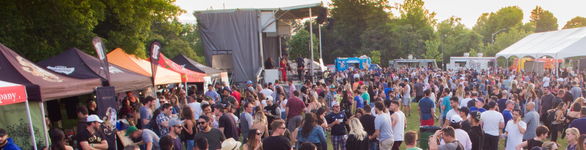King City Craft Beer and Food Truck Festival Crowd