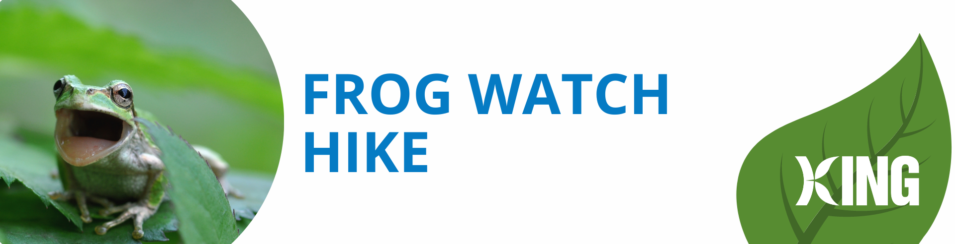 Frog Watch Hike Banner