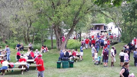 King Celebrates Canada Day in Kettleby