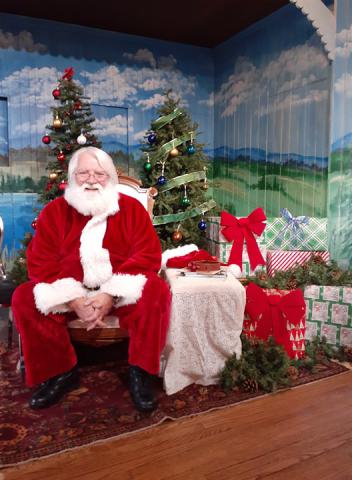 Santa at Trees and Treats