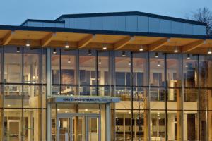 Municipal centre at night