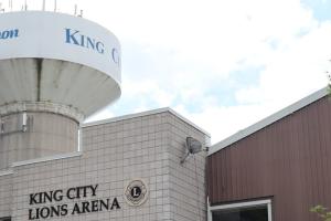 King City arena and water tower