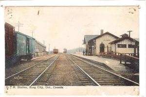 old picture of the King Railway Station