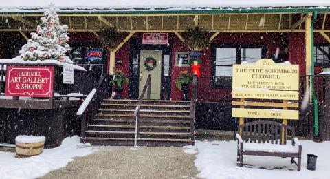 photo of outside of the olde mill art gallery and shoppe