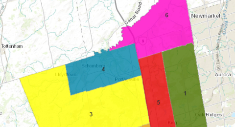 King Township Ward Map Boundaries